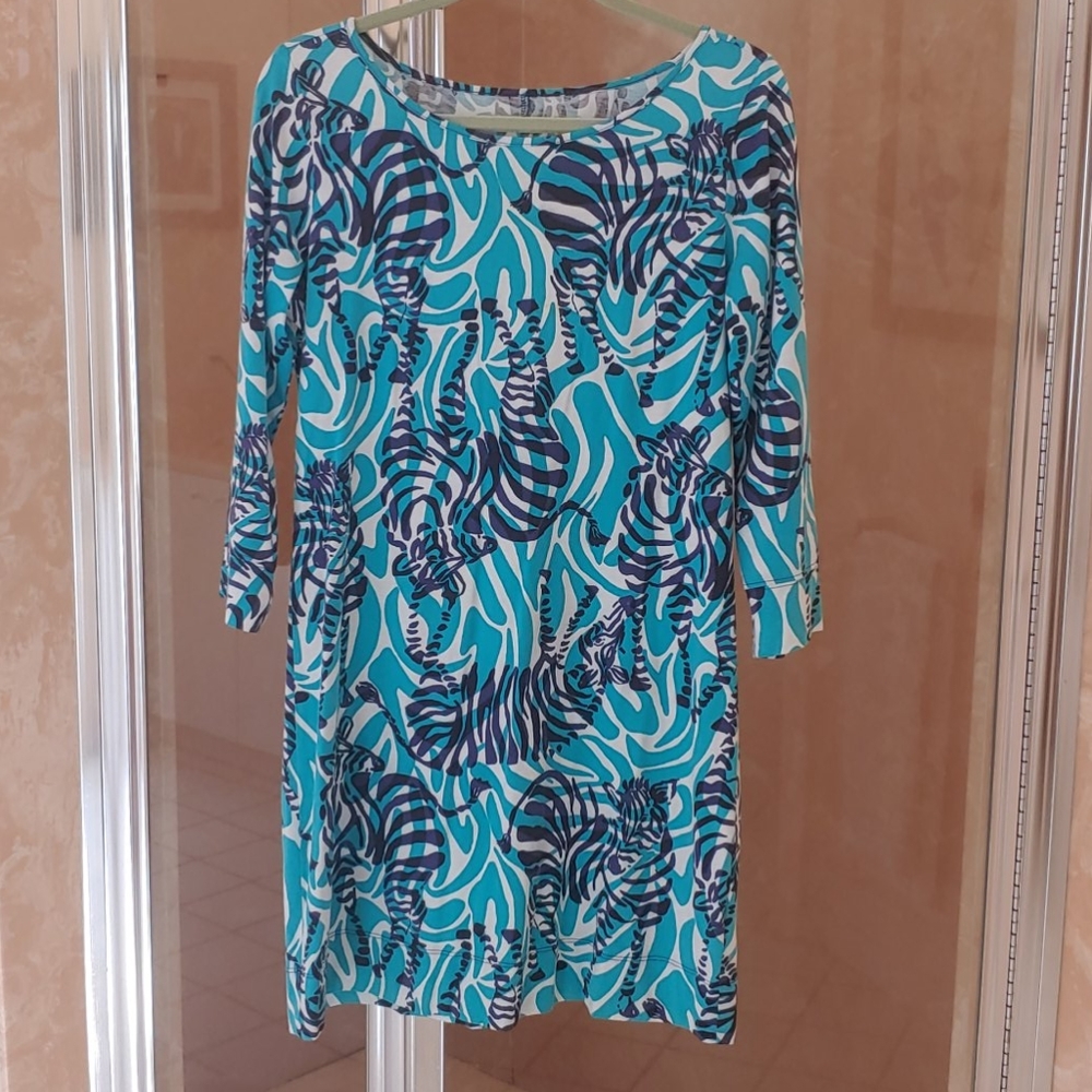 Lilly Pulitzer Marlowe I'm Game Zebra Print Dress